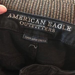 Black high rise jeans